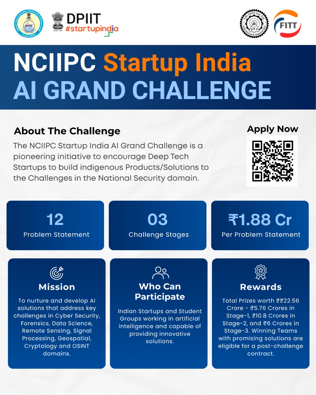 NCIIPC Startup India AI GRAND CHALLENGE